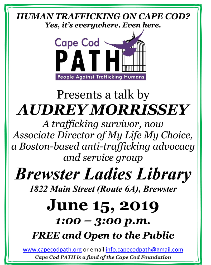 Cape Cod Path presents a talk by Audrey Morrissey