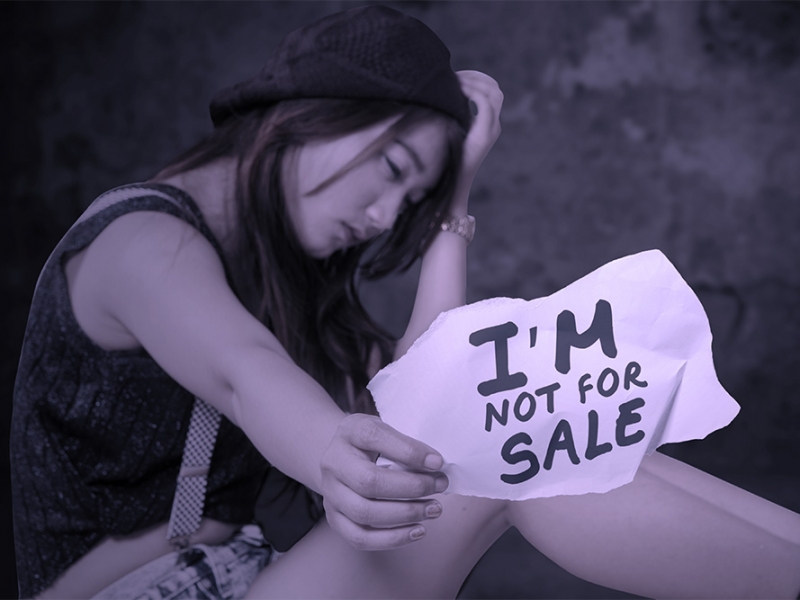 Woman not for sale human trafficking